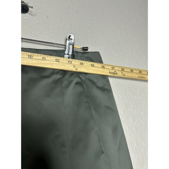 Ter Eat Bantine Gray A Line Skirt Zip Pockets Italian Size 46 US 10 New Designer - Picture 4 of 13